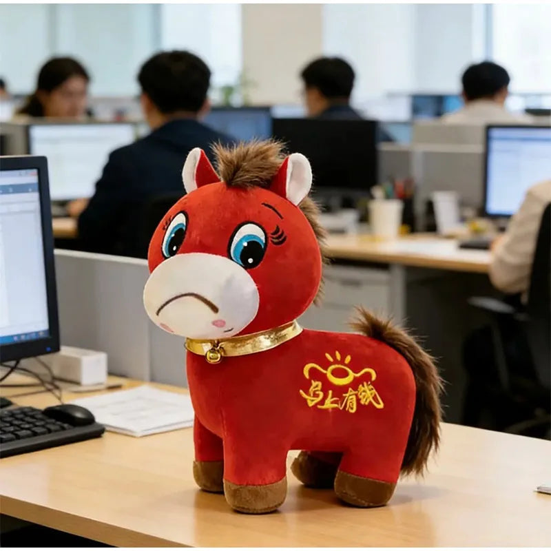 Mascotte Creativa Del Cavallo Anno Nuovo Con Faccia Piangente Decorazione Da Scrivania Regalo Per San Valentino Novità