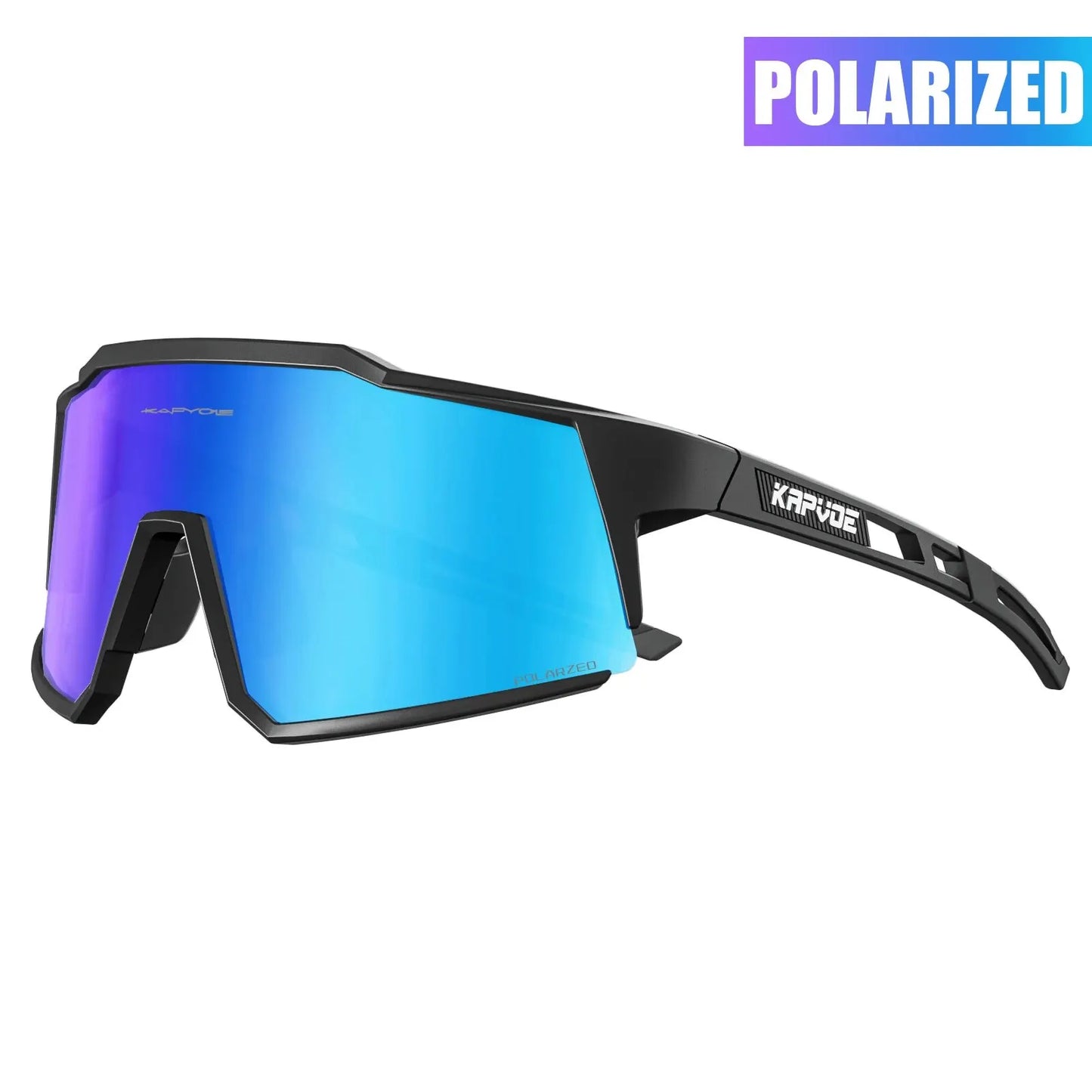 Kapvoe Occhiali Da Ciclismo Polarizzati UV400 Leggeri Per Bici Strada MTB Attrezzatura Sportiva