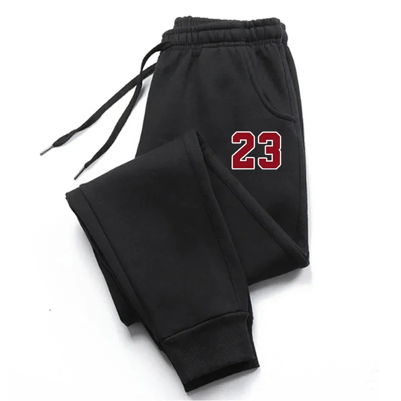 Pantaloni Sportivi In Pile Da Uomo Con Stampa Di Lusso Per Jogging Caldi Autunno Inverno