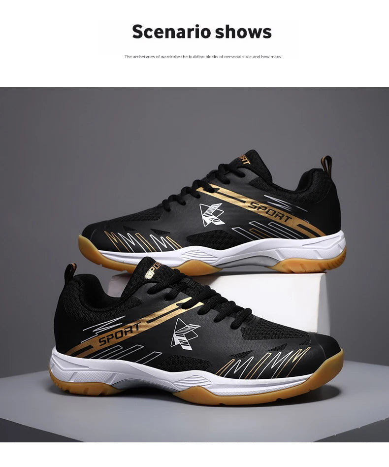 Scarpe Multisport Da Uomo Per Badminton Golf Allenamento Esterno Pallavolo E Ping Pong Antiscivolo Alta Qualità
