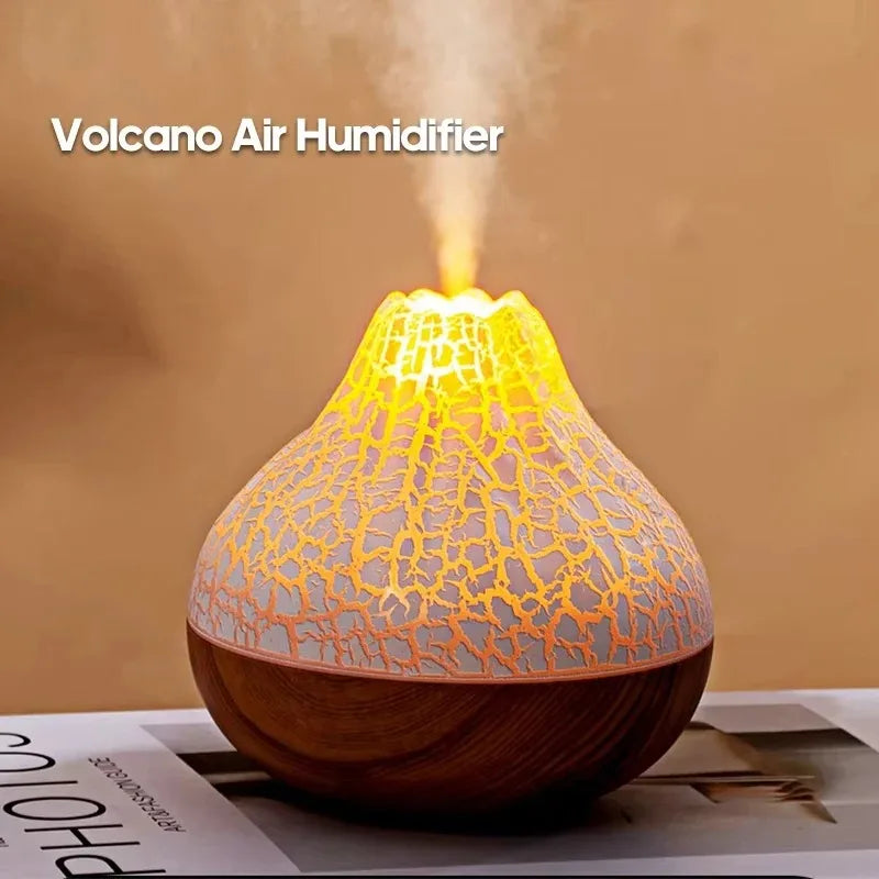 Umidificatore Aria 300ml Diffusore Per Aromaterapia Nebbia Da Tavolo USB Con 7 Luci Notturne Colorate