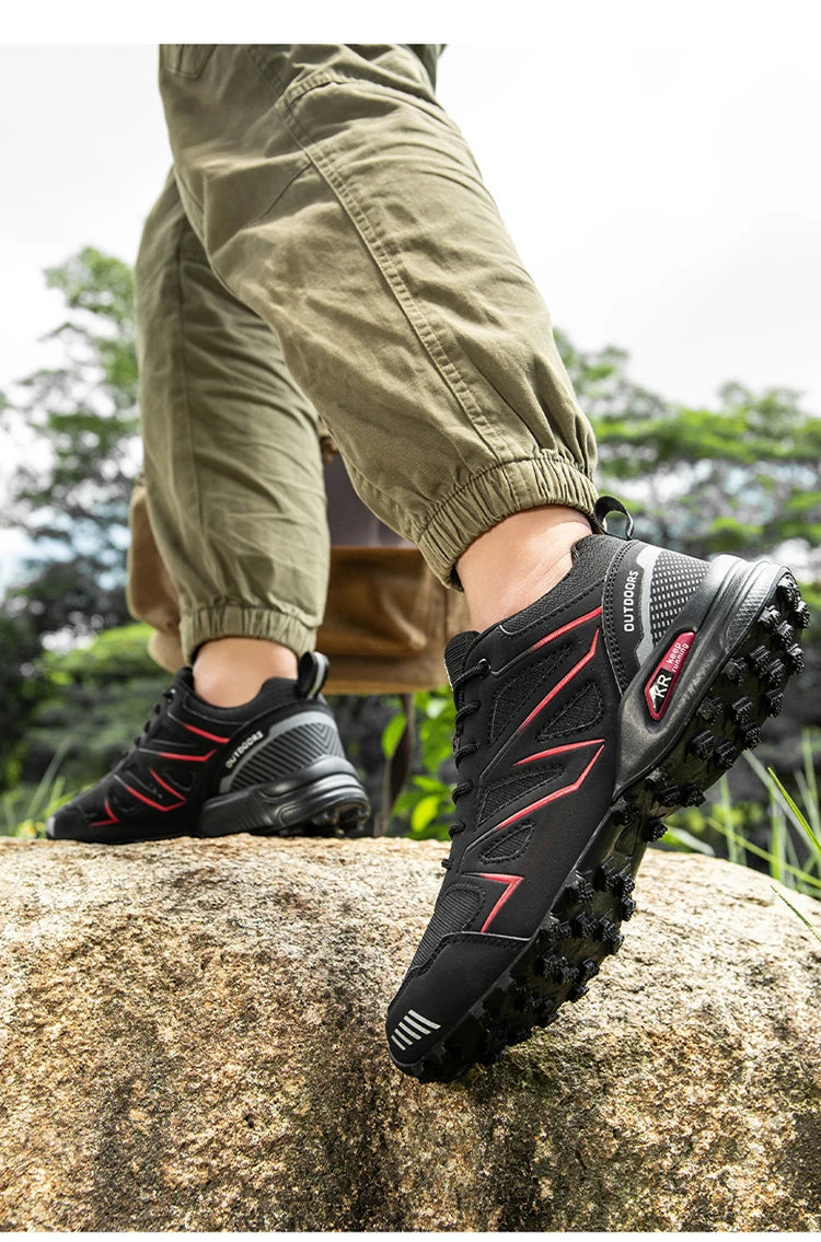 Scarpe Da Trekking Uomo Traspiranti In Rete Antiscivolo Per Terreni Misti All Aperto Resistente All Usura Esterni