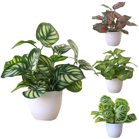 Fiori E Piante Artificiali In Vaso Per Decorazioni Bonsai Da Tavolo Simulazione In Plastica Per Composizioni Floreali