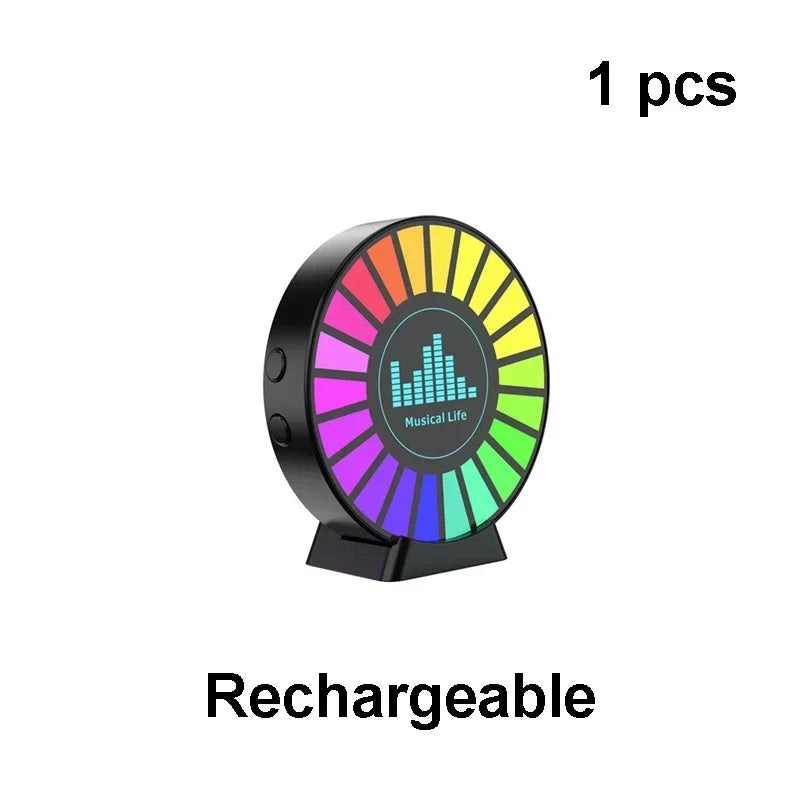 Lampada Magnetica Per Aromaterapia RGB Rotonda Ricaricabile Per Presa D Aria Auto O Stanza