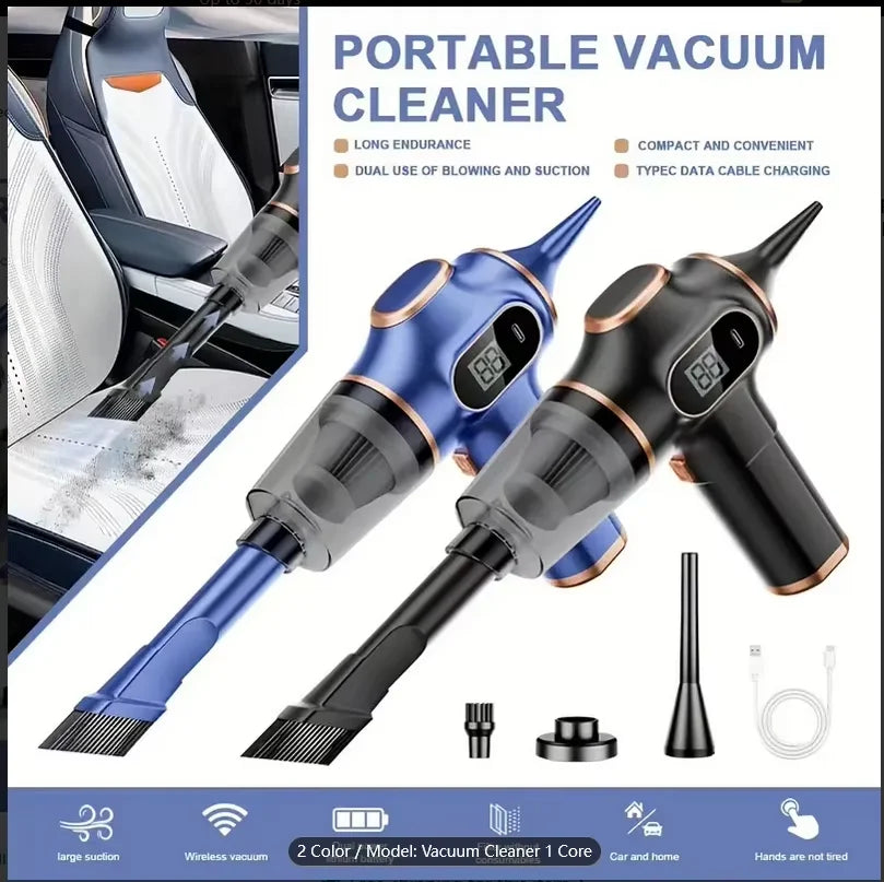 Nuovo Aspirapolvere Portatile Potente Senza Sacco Con Batteria A Lunga Durata Per Auto E Casa