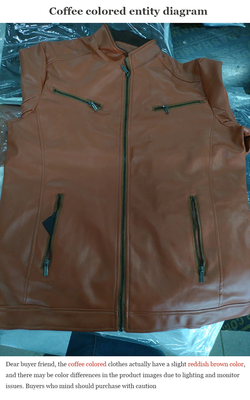 Giacche Da Moto 2024 Uomo Slim Fit In PU Pelle Sintetica Antivento Autunno Moda Casual Con Bavero