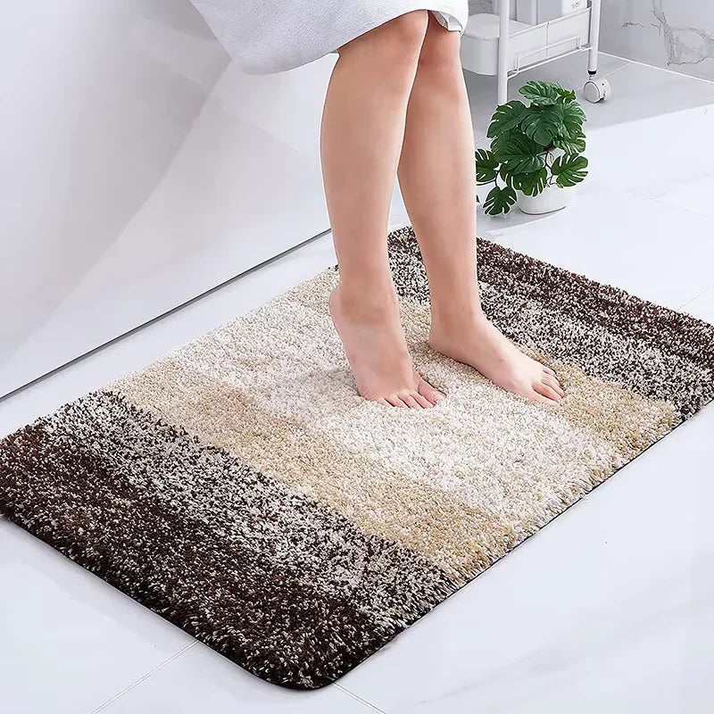 VIKAMA Tappeto Imitazione Cashmere Antiscivolo Per Bagno Ingresso Esterno Soggiorno Camera Da Letto Morbido Decor