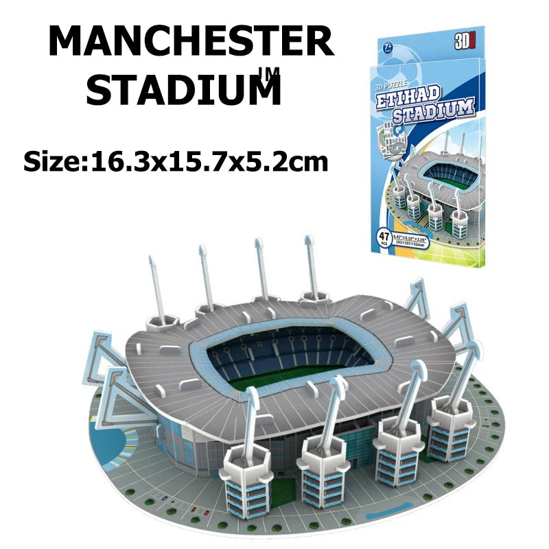 Campo Da Calcio In Miniatura 3D Puzzle Fai Da Te Dei Stadi Famosi Per Fan E Regalo Di Compleanno