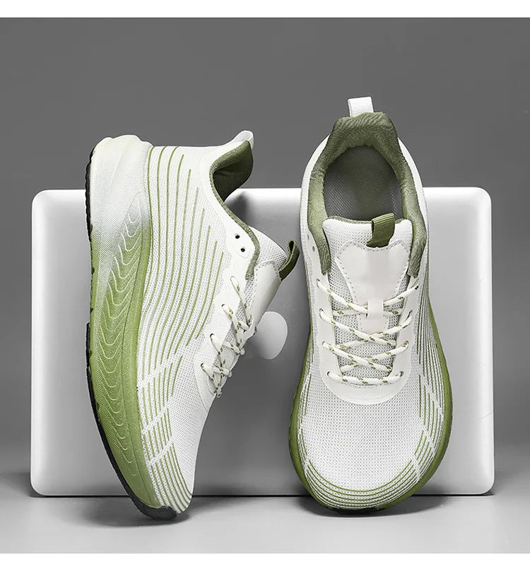 Scarpe Da Uomo Sportive In Mesh Traspiranti Scarpe Casual Moda Taglie Grandi Autunno Inverno Con Suola Piatta In Gomma