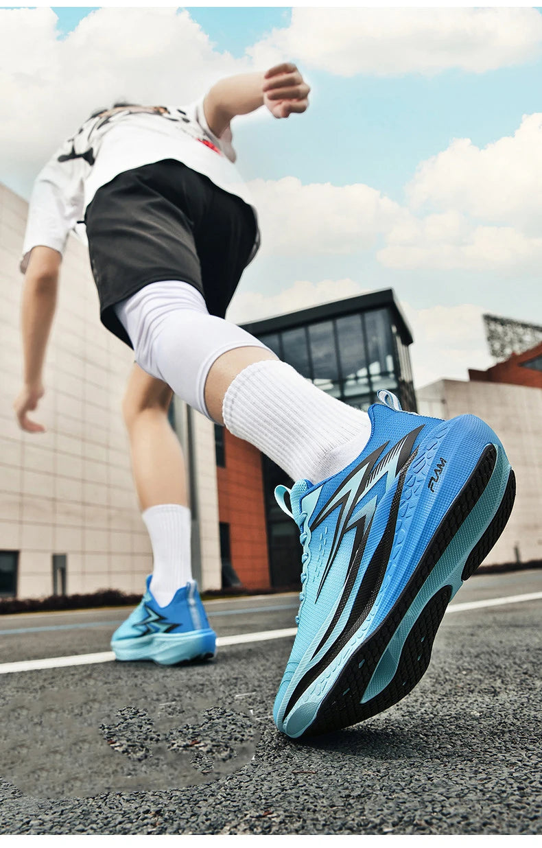 Scarpe Da Corsa Uomo E Donna Leggere Traspiranti Per Maratona Con Bordo In Carbonio Scarpe Sportive Di Tendenza