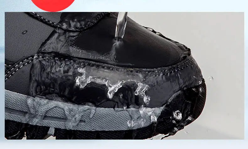 Stivali Invernali Da Uomo In Pelle PU Impermeabili Scarpe Casual Calde Alta Qualità Stivaletti Sneakers
