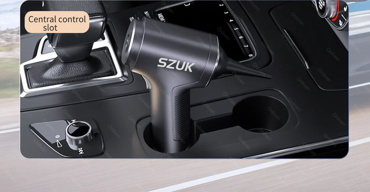 Szuk 98000PA Mini Aspirapolvere Per Auto Potente Pulizia Forte Aspirazione Palmare Wireless Portatile