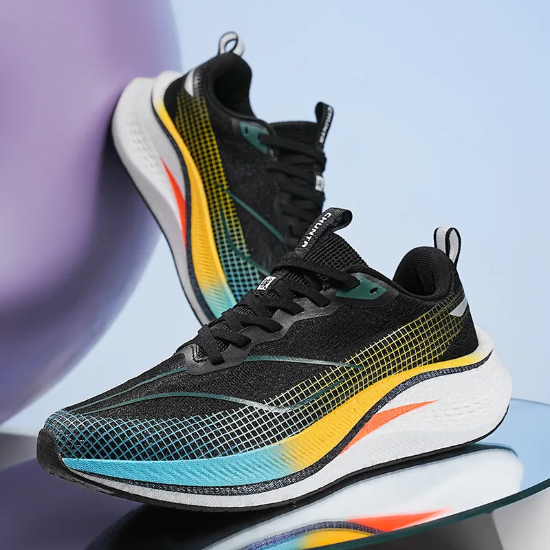 Scarpe Da Corsa Ultra Leggere E Traspiranti Con Piastra In Carbonio Per Uomo E Donna Da Competizione Comode Elastiche