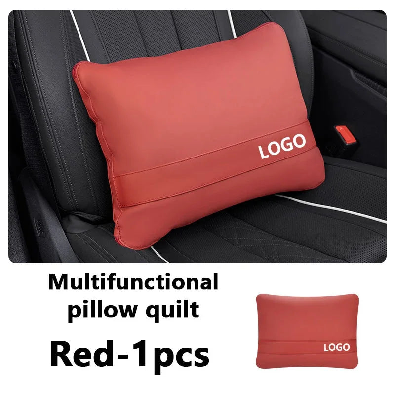 Cuscino Lombare Pieghevole Multifunzionale Per Auto Con Cuscino Trapuntato E Coperta Interna