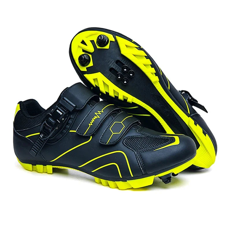 Scarpe Da Ciclismo MTB Da Uomo Traspiranti Antiscivolo Con Tacchetti Sportivi Professionali