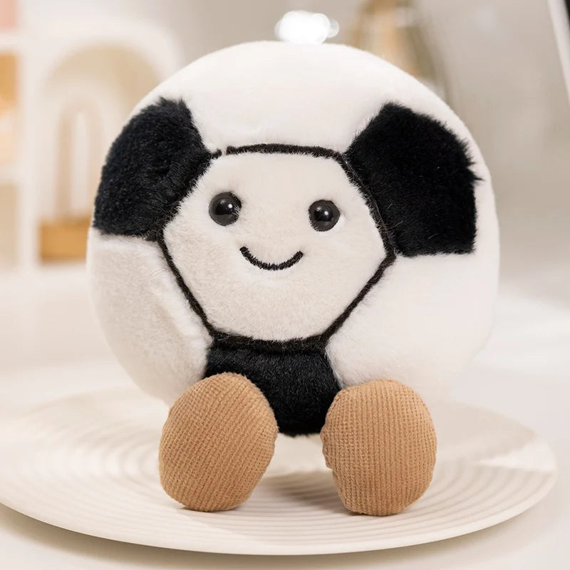 Peluche GDzaccly Sportivi Adorabili Palline Morbide Cuscino Regalo Di Natale Per Ragazzi Basket Calcio Tennis Biliardo