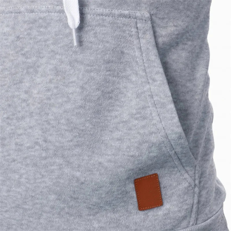 Felpa Con Cappuccio Da Uomo Leggera A Maniche Lunghe Streetwear Tinta Unita Con Coulisse