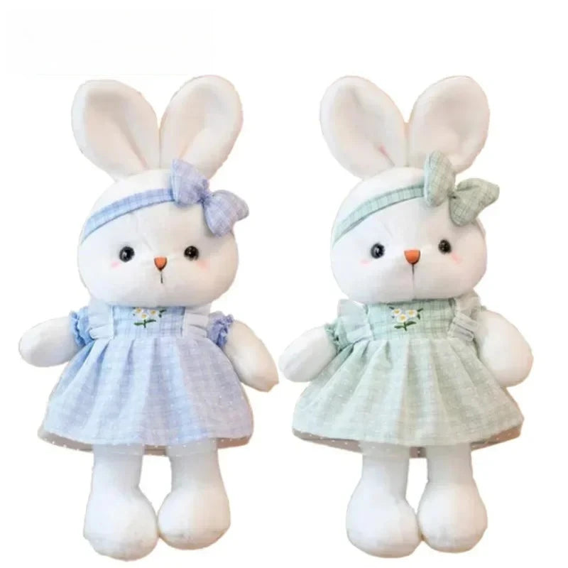 Peluche Coniglio Carino 30 Cm Morbido Cuscino Bambola Neonati Regalo Compleanno Per Bambini Giocattolo Per Sonno