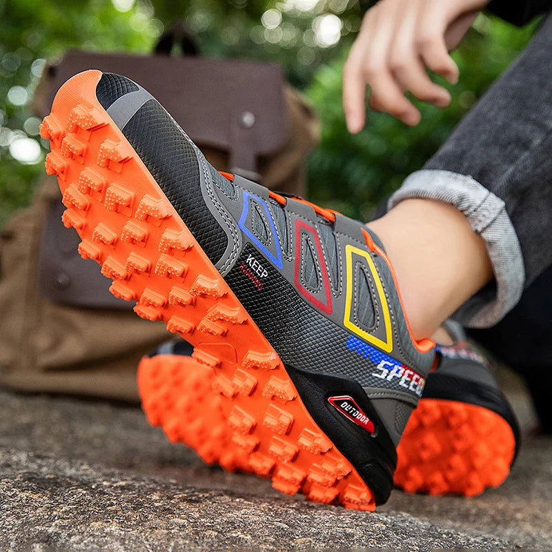 Scarpe Da Ciclismo Da Uomo Impermeabili Traspiranti Esterni Montagna Antiscivolo Resistente Usura Allenamento Trekking