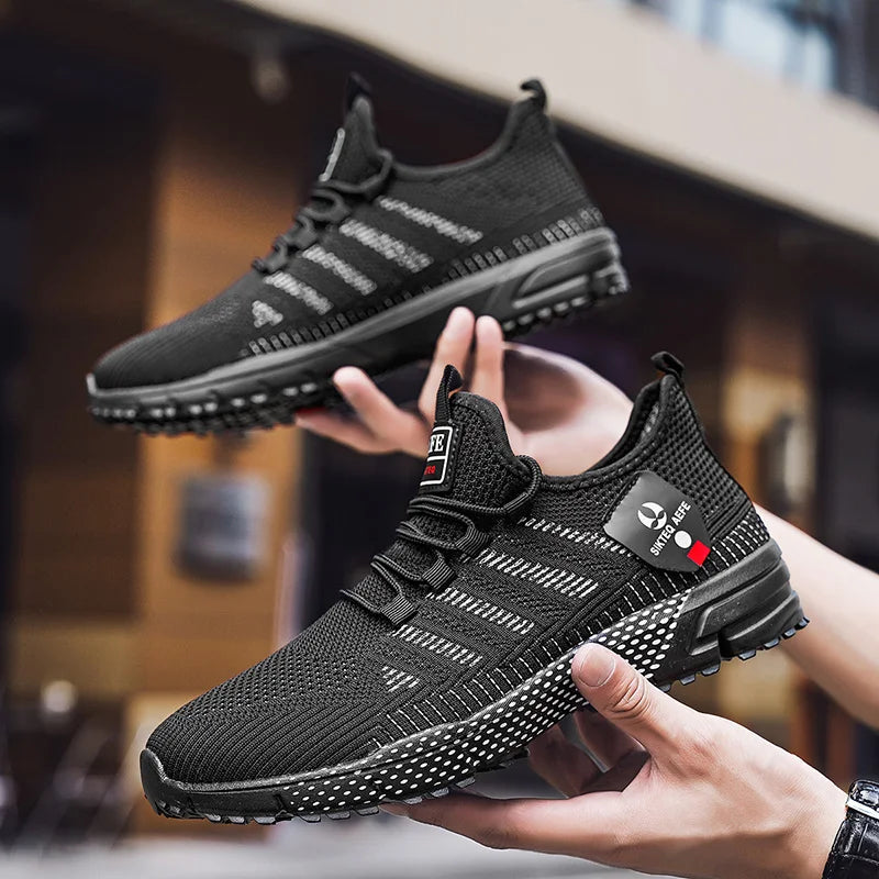 Sneakers Da Uomo Alla Moda In Mesh Traspirante Scarpe Casual Da Corsa Antiscivolo Per Esterno Di Alta Qualità