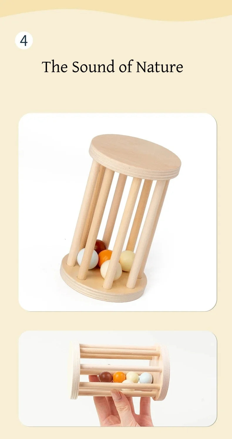 Set Strumenti Musicali Per Bambini In Legno Montessori Xilofono E Tamburo Regalo Educativo Per Età Prescolare 3 6 Anni