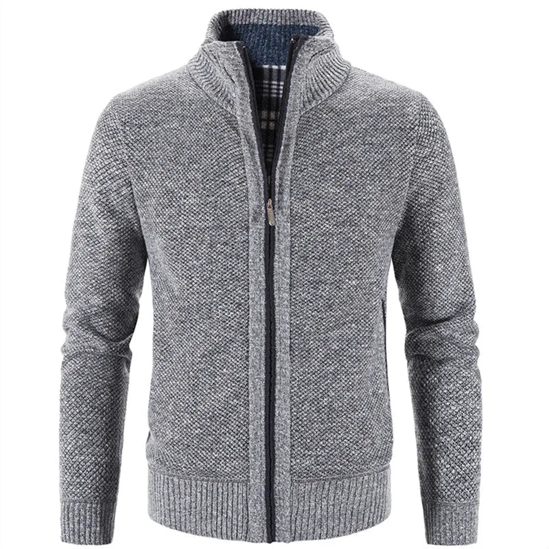 Nuova Primavera Autunno Maglione Lavorato a Maglia Uomo Moda Slim Fit Cardigan Casual