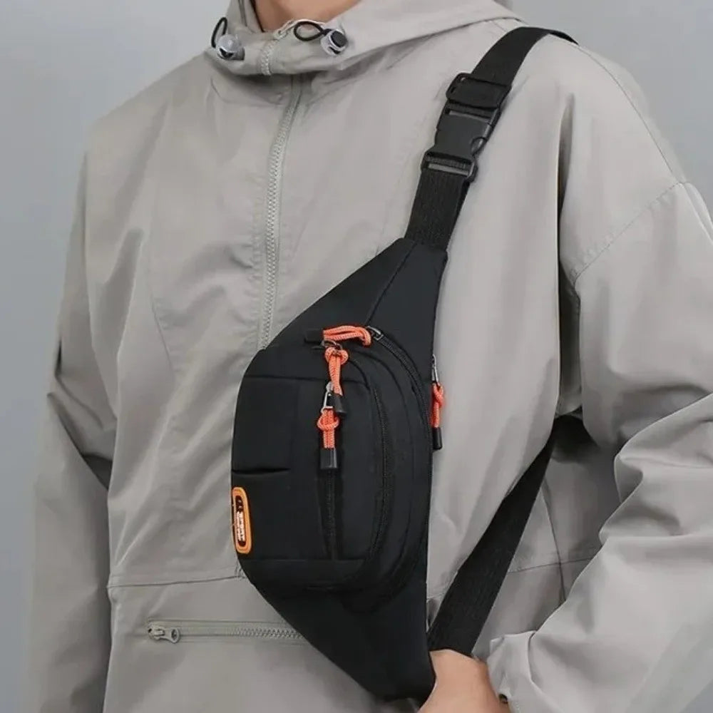 Borsa A Tracolla Da Uomo Oxford Durevole Impermeabile Grande Capacità Unisex Marsupio Multifunzionale