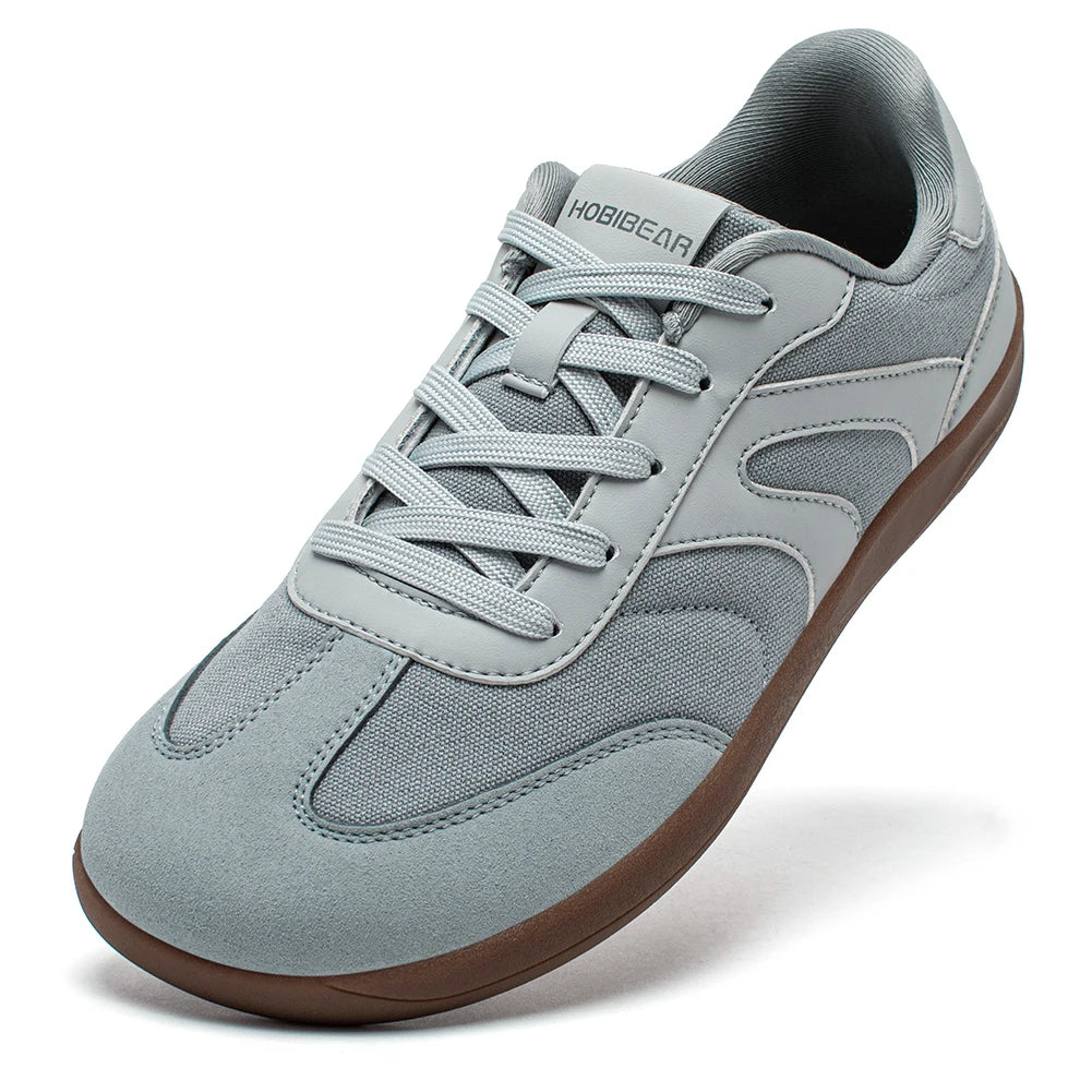 Hobibear Scarpe Da Ginnastica A Punta Larga Barefoot Unisex Zero Drop Minimalista Da Passeggio Con Lacci Antiscivolo