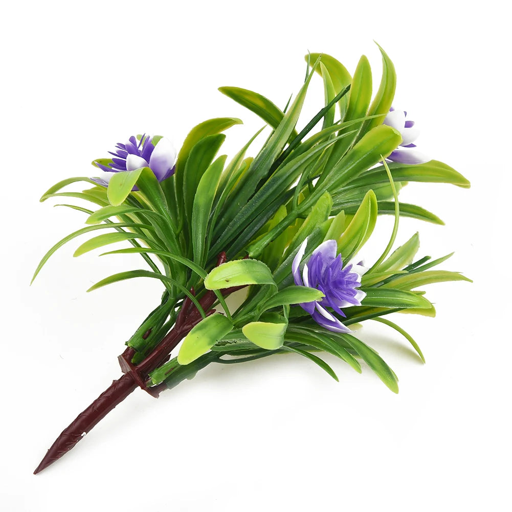 Fiori Artificiali in Vaso per Piante Decorazioni Finti in Plastica per Casa Ufficio Regalo Desktop Bonsai Festa di Nozze