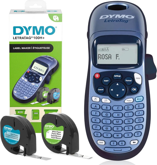 Stampante per etichette originale Dymo Letratag LT-100H Etichettatrice portatile macchina da scrivere per etichette da 12 mm 12267 91201 91202 91203 91204 91205
