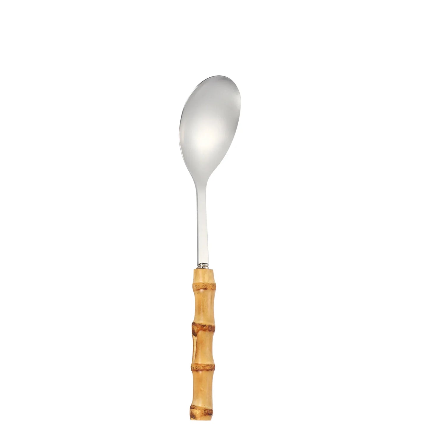 Pala Frittura In Acciaio Inossidabile Con Manico In Bambù Naturale E Cucchiaio Zuppa Giapponese Set Utensili Cucina