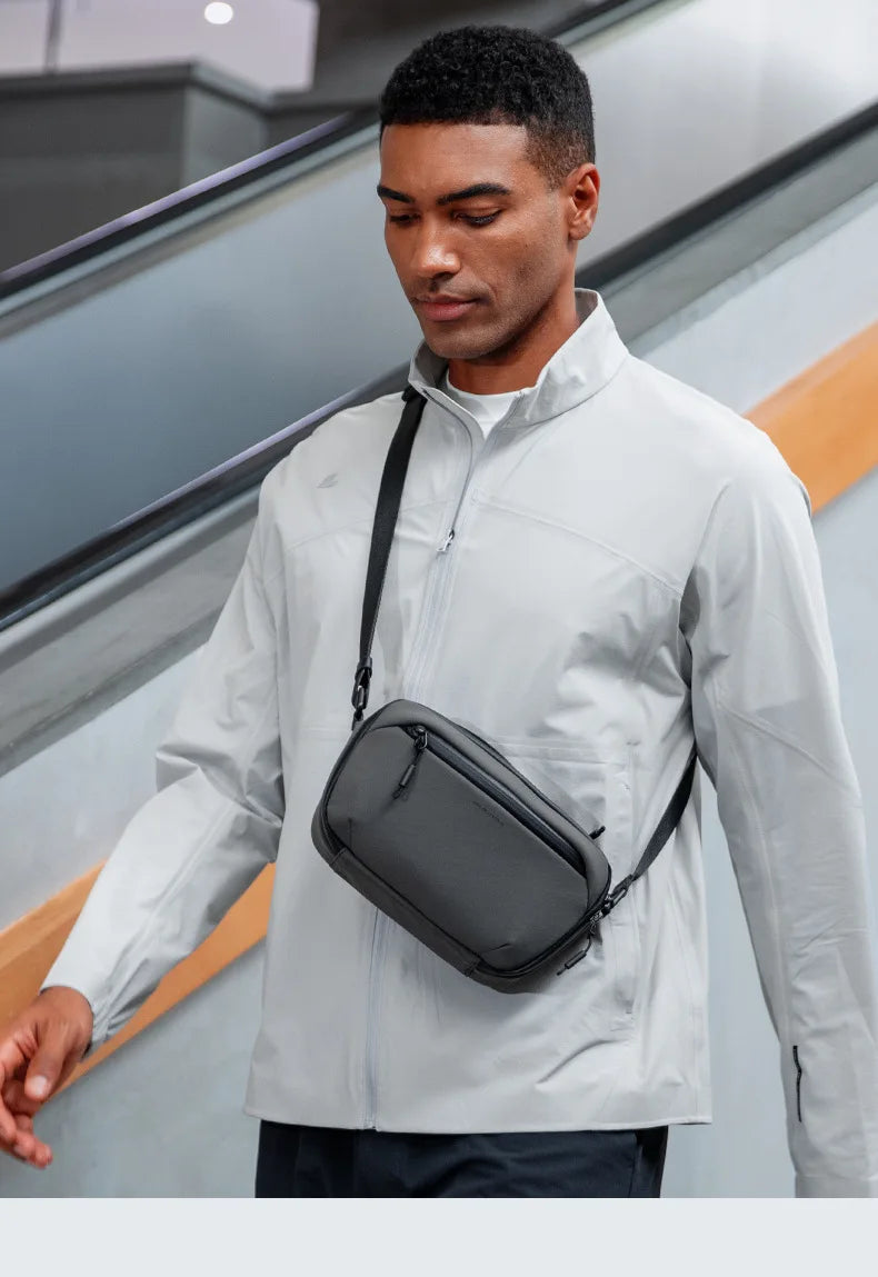 Borsa Da Uomo A Tracolla Mark Ryden MR165 Capacità 2,3 Litri Nero Verde Design Elegante E Pratico