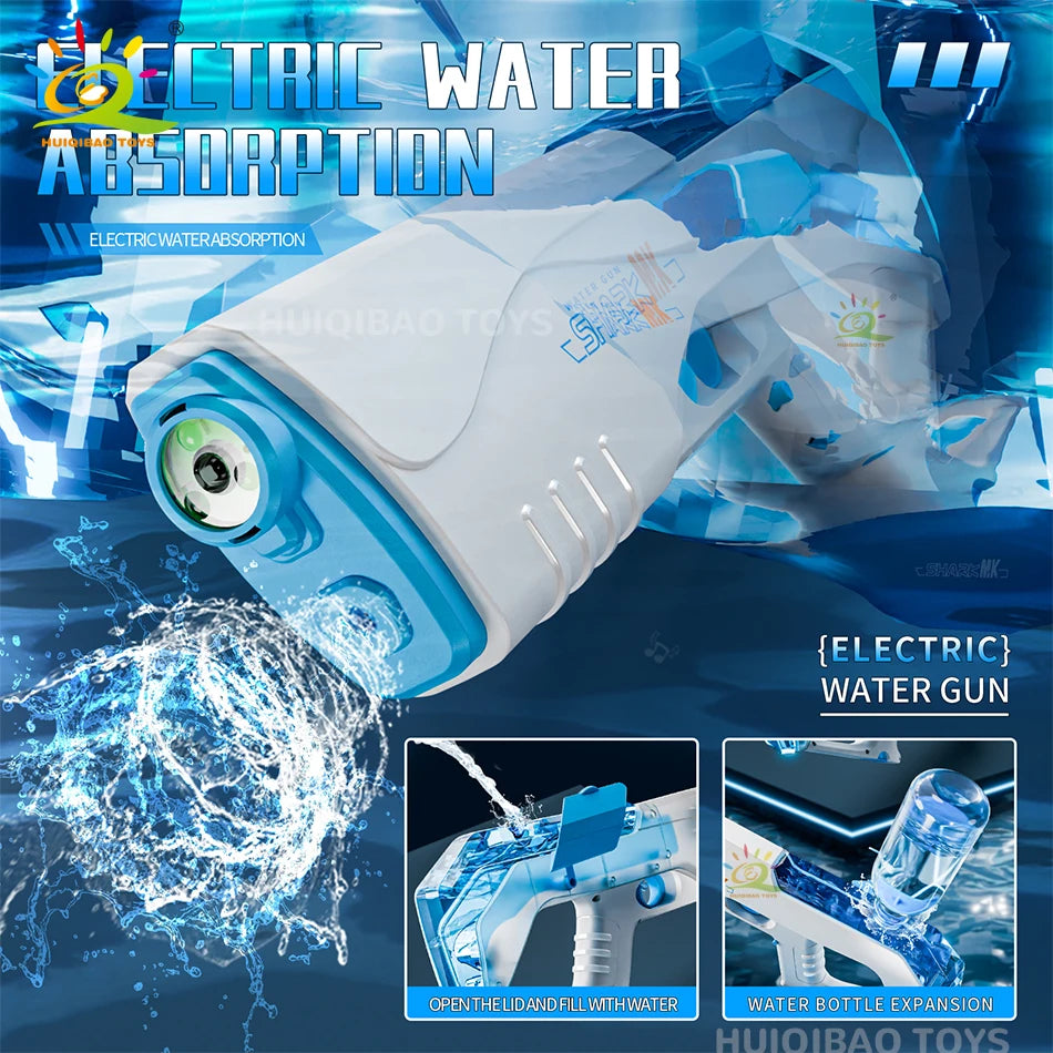 Pistola Ad Acqua Elettrica A Impulsi Completamente Automatizzata Per Spiaggia Gioco Estivo Battaglia Acqua Regalo Adulti