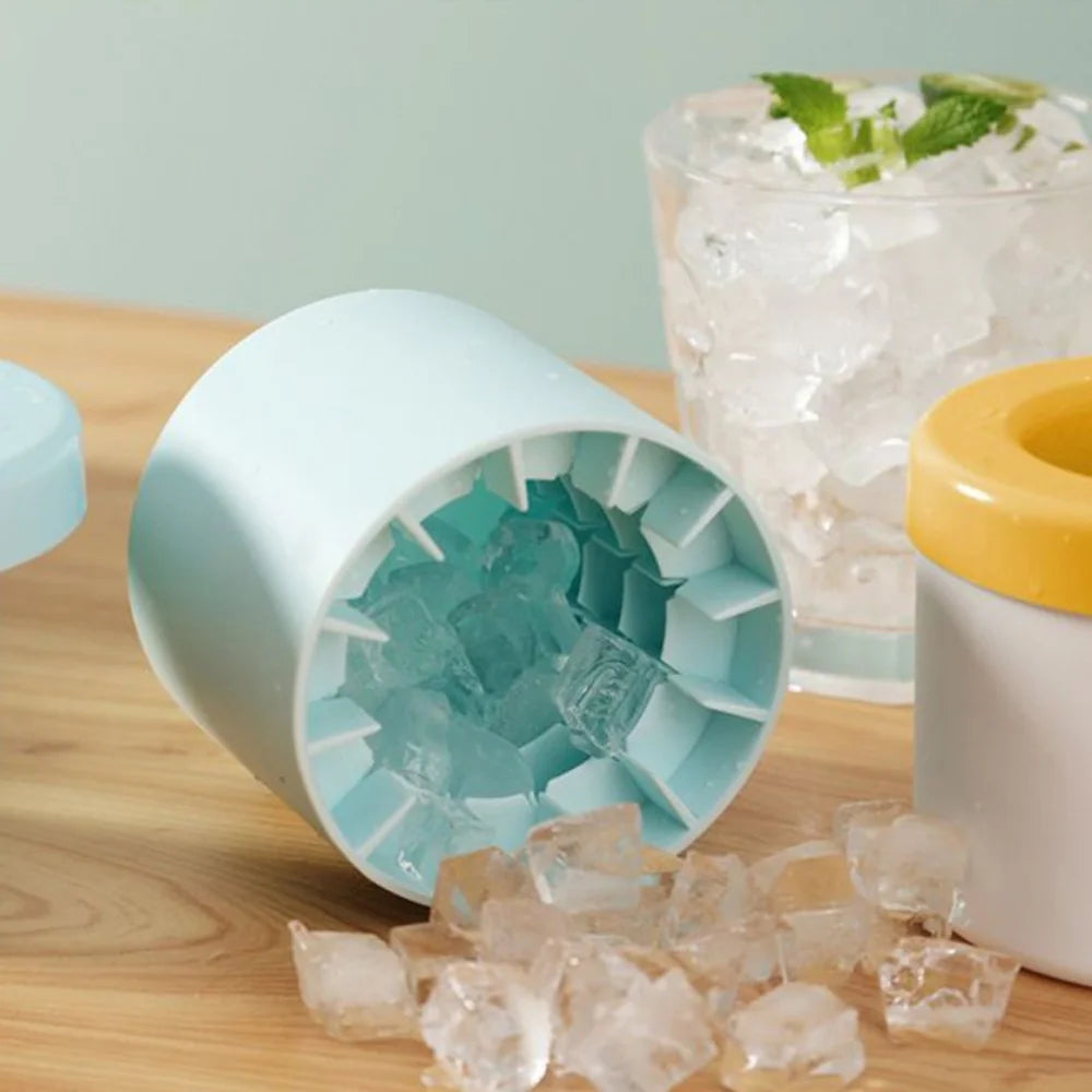 Stampo Per Cubetti Di Ghiaccio In Silicone Per Uso Alimentare Per Whisky E Bar Ecologico Pratico
