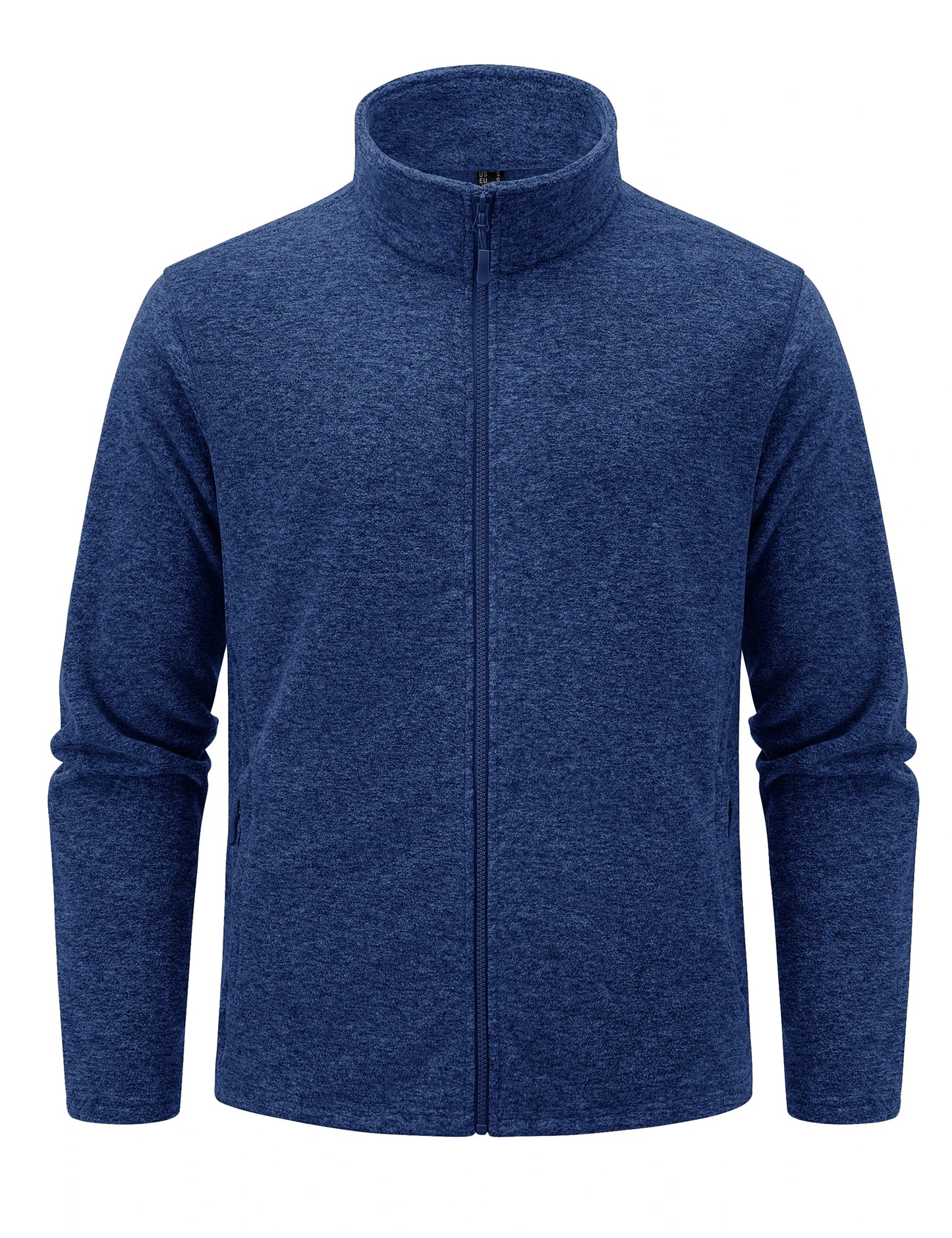Giacche In Pile Leggere Uomo Con Colletto Alla Coreana Zip Intera Primaverile Sportiva Con Tasche Capispalla