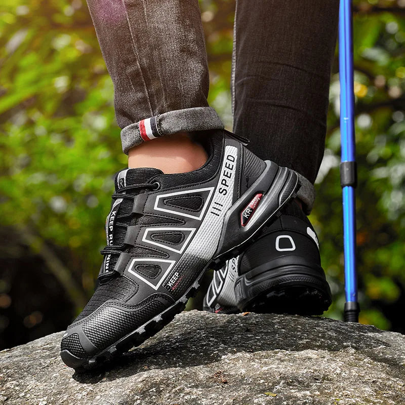 Scarpe Da Uomo Da Ciclismo Fuoristrada Antiscivolo Traspiranti Per Escursionismo Esterno