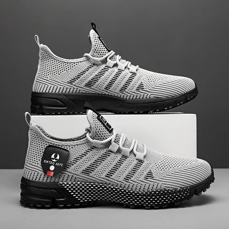 Sneakers Da Uomo Alla Moda In Mesh Traspirante Scarpe Casual Da Corsa Antiscivolo Per Esterno Di Alta Qualità