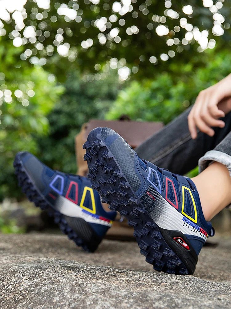 Scarpe Da Trekking Uomo Traspiranti In Rete Antiscivolo Per Terreni Misti All Aperto Resistente All Usura Esterni