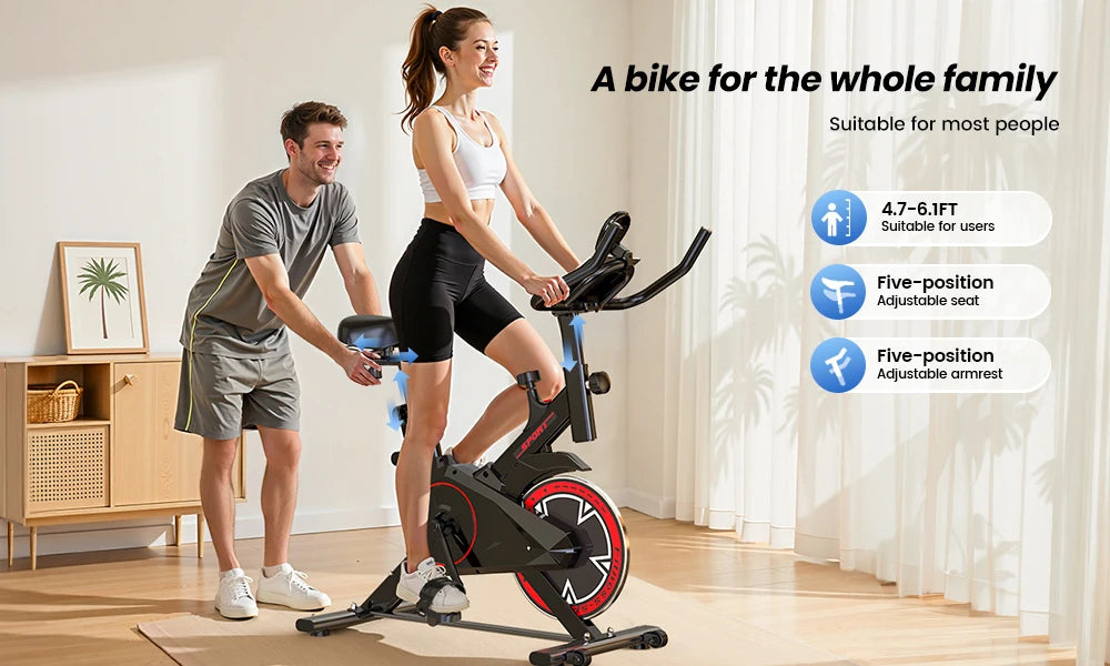 Cyclette Formill QK101 10 Kg Frizione QK116C 12 Kg Magnetico Trasmissione a Cinghia Display Cardio Domestico