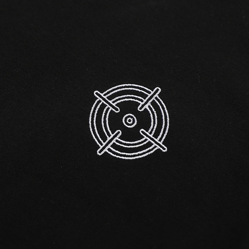 T Shirt Da Uomo Maniche Corte Con Ricamo 3D Estiva Traspirante Cotone Puro Di Alta Qualità