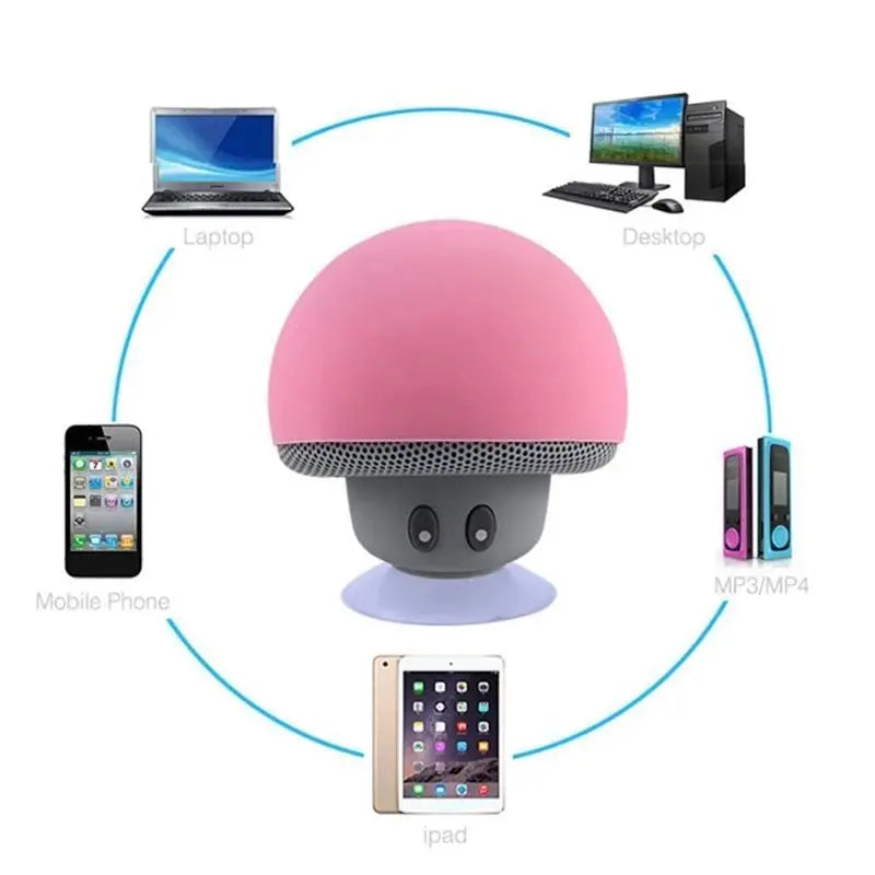DUTRIEUX Altoparlante Bluetooth Con Subwoofer Integrato Ventosa Per Ciclisti Outdoor 30 Piedi