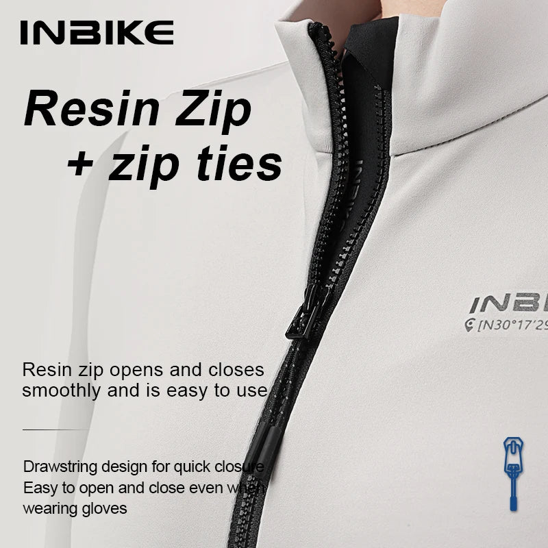 Maglia Da Ciclismo Uomo Slim Fit Invernale Manica Lunga Termica In Pile Con Zip Integrale Per Bici Abbigliamento Freddo