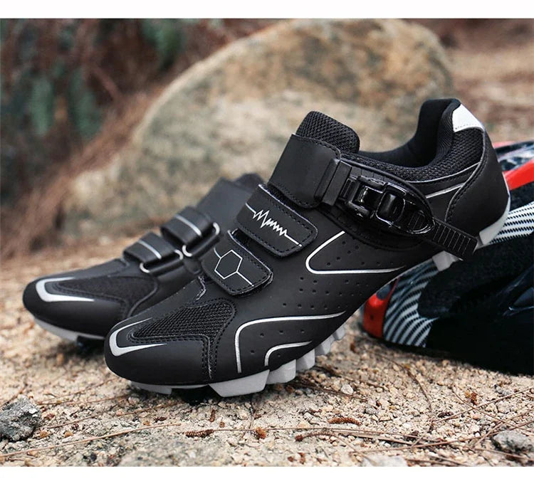 Scarpe Da Ciclismo MTB Da Uomo Traspiranti Antiscivolo Con Tacchetti Sportivi Professionali