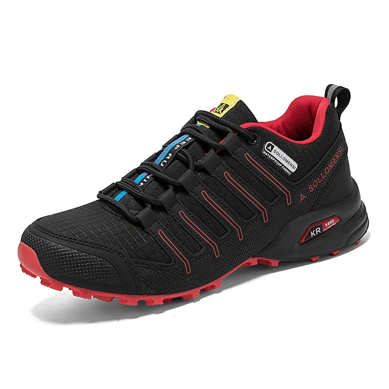 Scarpe Da Trekking Impermeabili Uomo Traspiranti Da Esterni Viaggio Allenamento Tattiche Ciclismo Senza Serratura