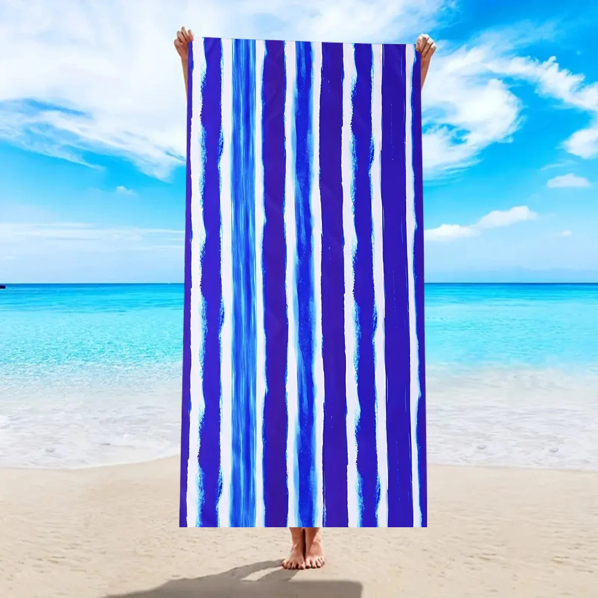 Asciugamano Da Spiaggia In Fibra Ultra Fine Assorbente Ad Asciugatura Rapidissima Iperleggero Multiuso Per Nuoto E Sport