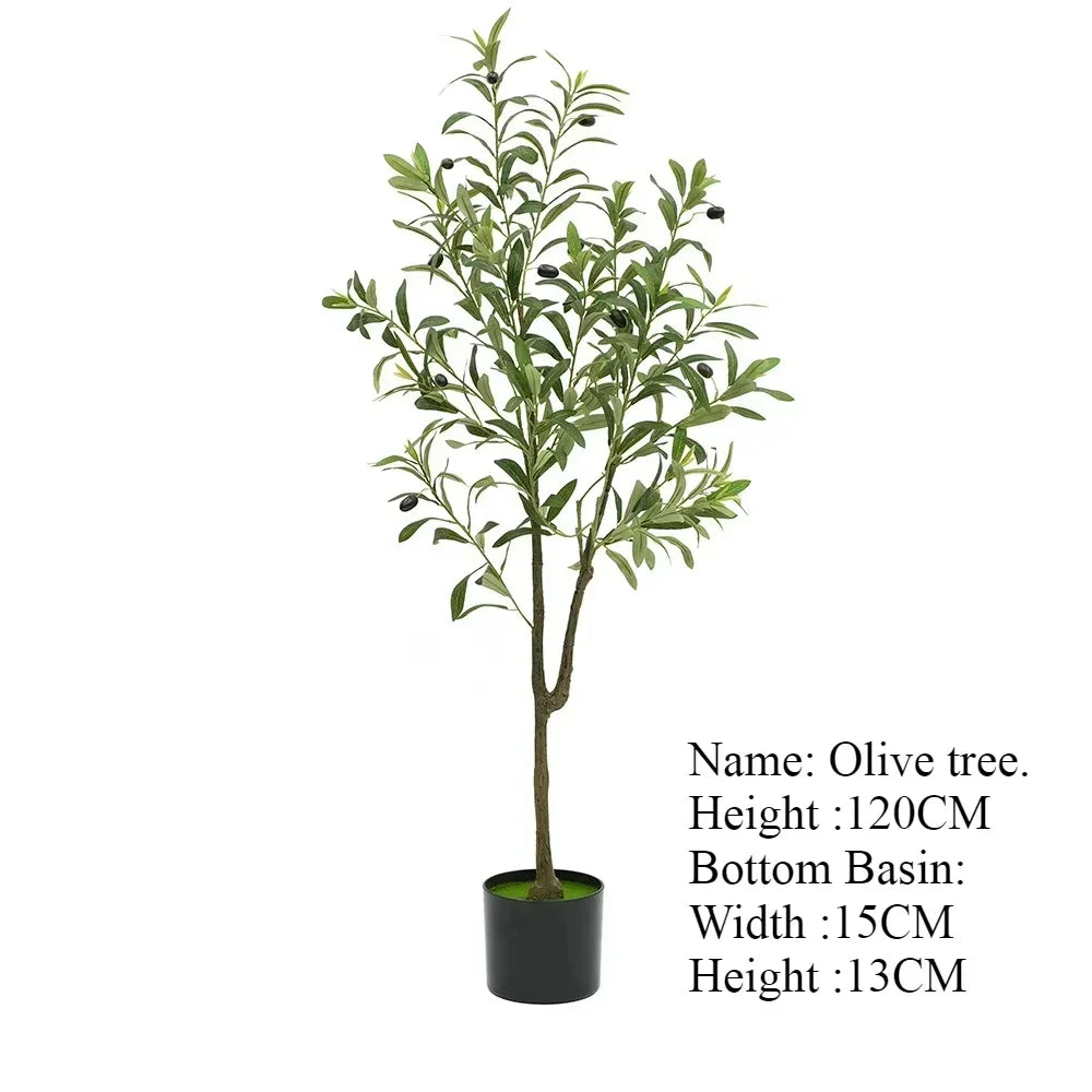 Albero Oliva Artificiale Grande Con Base Regolabile Da 60 Cm A 210 Cm Per Decorazione Ufficio E Casa