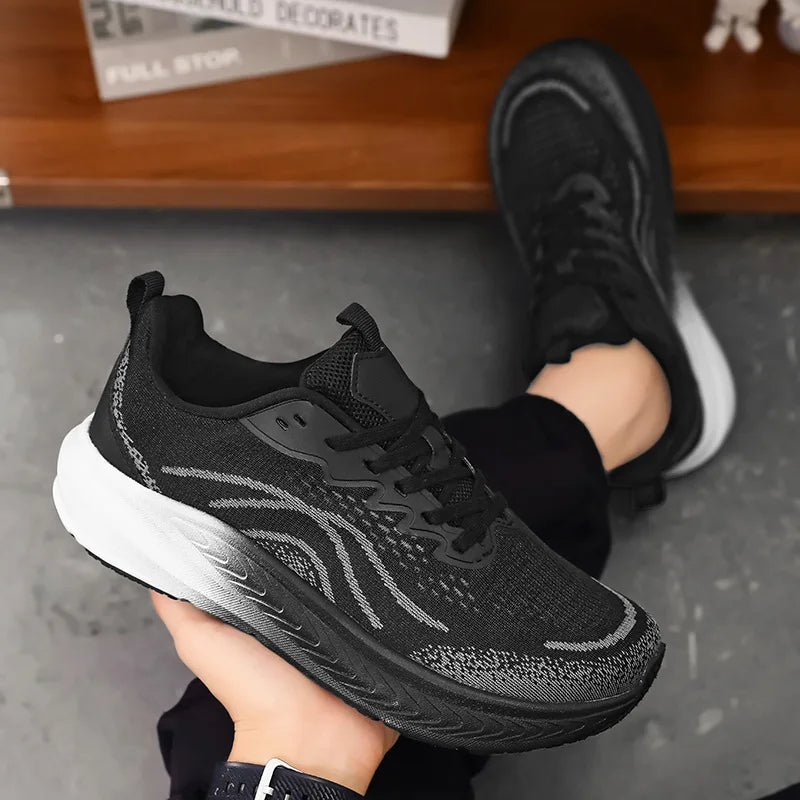 Scarpe Da Uomo Sportive In Mesh Traspiranti Scarpe Casual Moda Taglie Grandi Autunno Inverno Con Suola Piatta In Gomma