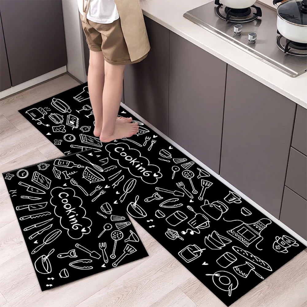 Tappetino Da Cucina Antiscivolo Lungo In Velluto Cristallo Per Soggiorno E Camera Da Letto Zerbino Tappeti Assorbenti