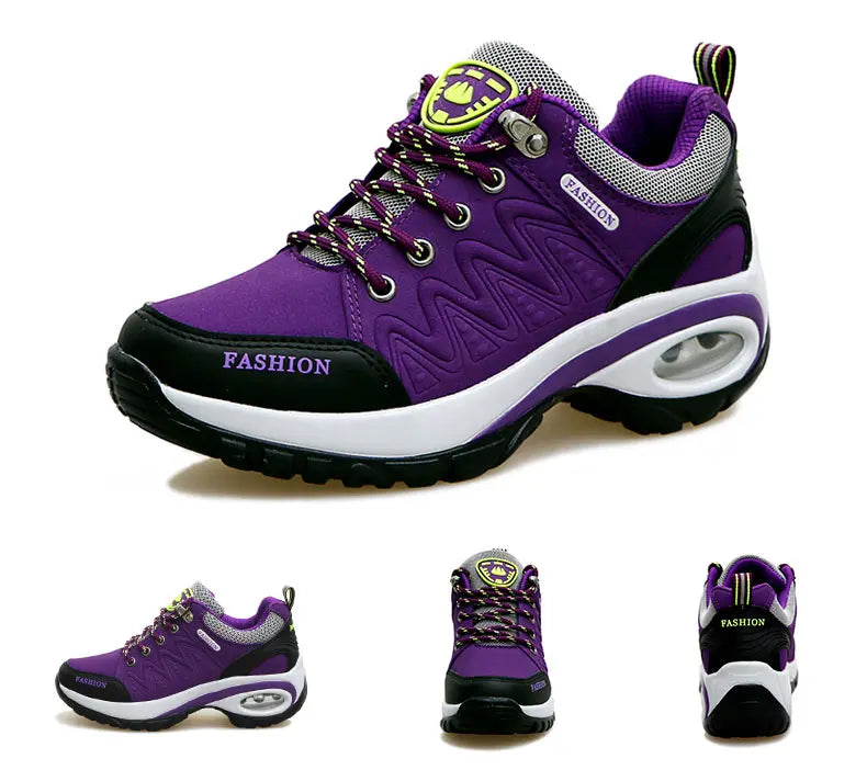 Scarpe Sportive Da Donna Con Plateau All'Aperto Escursionismo Moda Scarpe Casual Antiscivolo Da Corsa Basse Calzature