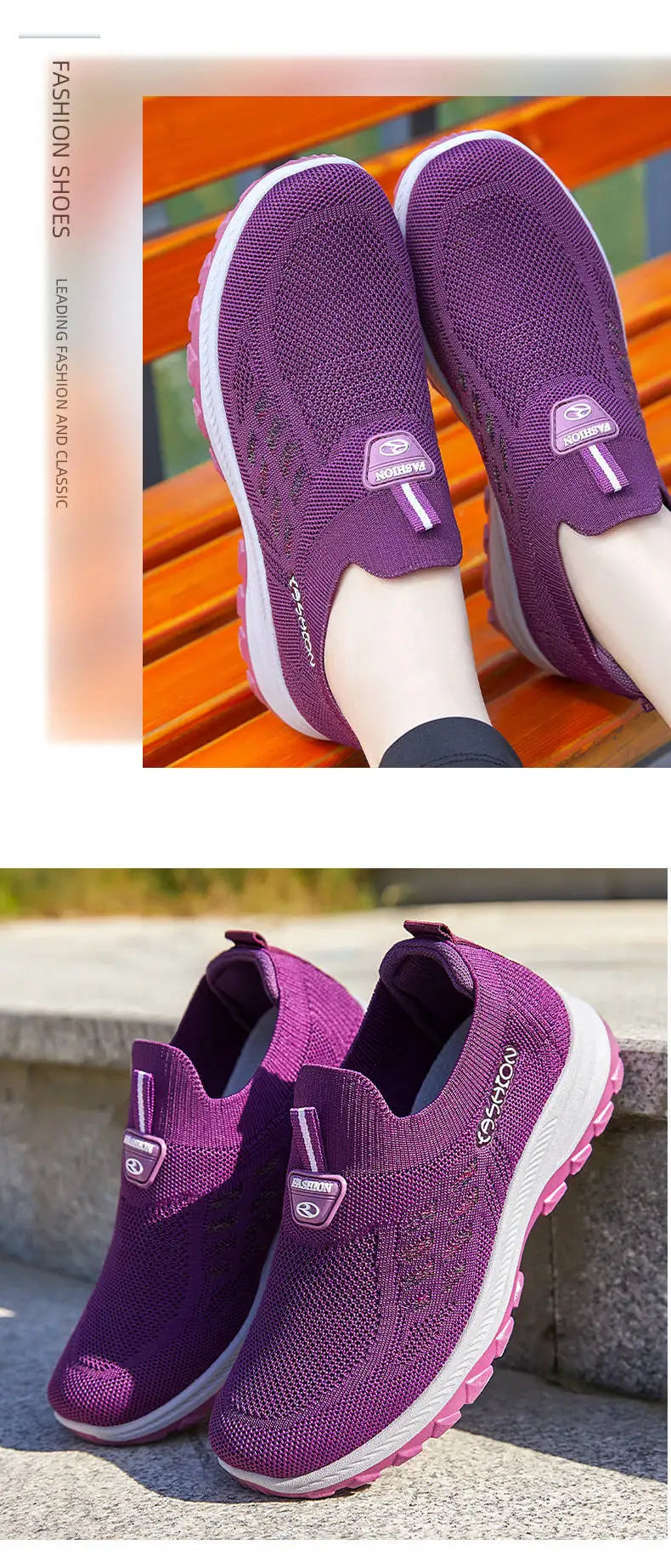 TaoBo scarpe da passeggio 2023 estate nuove scarpe da donna traspiranti senza pizzo suola morbida calzini Sneakers Comfort scarpe sportive da donna Tennis